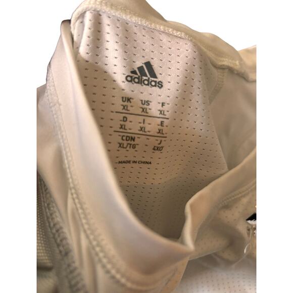 Adidas Techfit Padded Compression Shirt Mens XL White Football - Picture 3 of 3